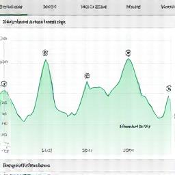 Chart depicting heart rate variability and resting heart rate trends