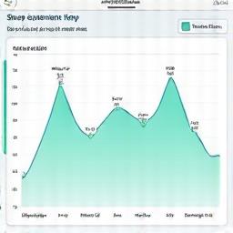 Detailed sleep analysis chart showing sleep stages and quality
